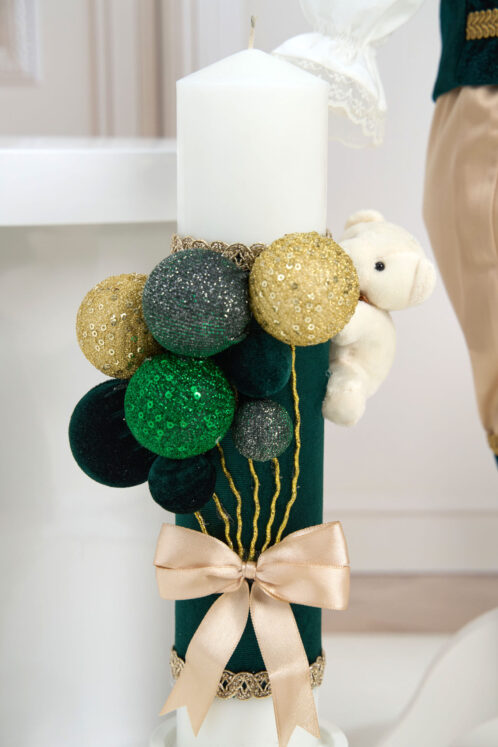 Set Micul Marchiz Verde + Trusou + Lumânare - imagine 5
