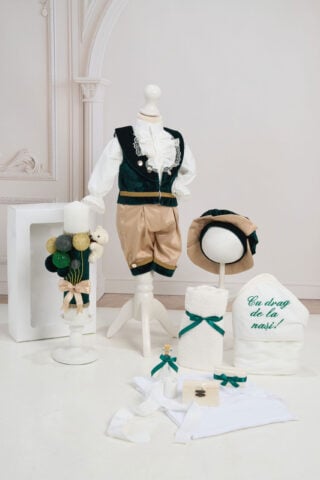 Set Micul Marchiz Verde + Trusou + Lumânare