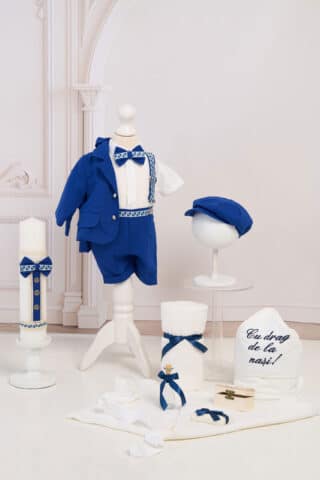Set Jules Albastru + Trusou + Lumânare
