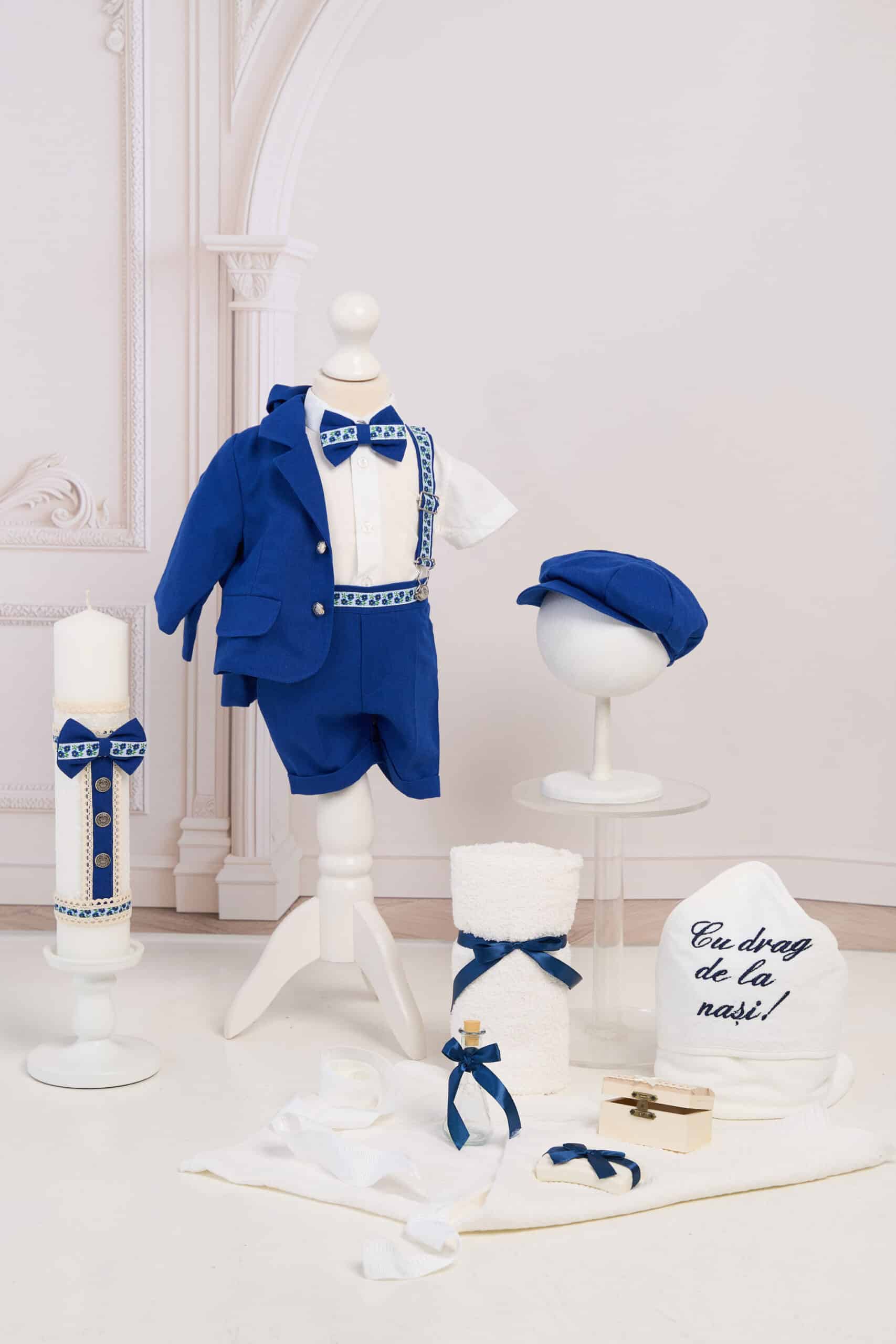 Set Jules Albastru + Trusou + Lumânare 1 Set Jules Albastru + Trusou + Lumânare