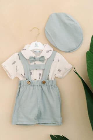 Set botez Émile - Gri Pastel