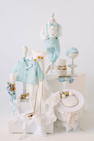 Set complet botez (trusou) - Dan - azur
