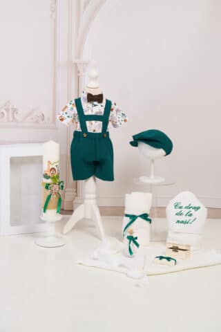 Set Jungle verde + Trusou + Lumânare