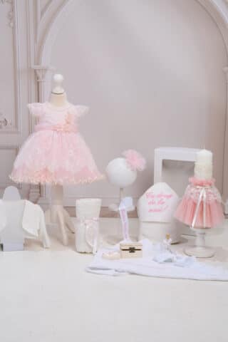 Set Miss Coco roz + Trusou + Lumânare