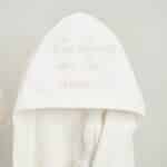 Prosop cu Capișon pentru bebeluși - ivoire