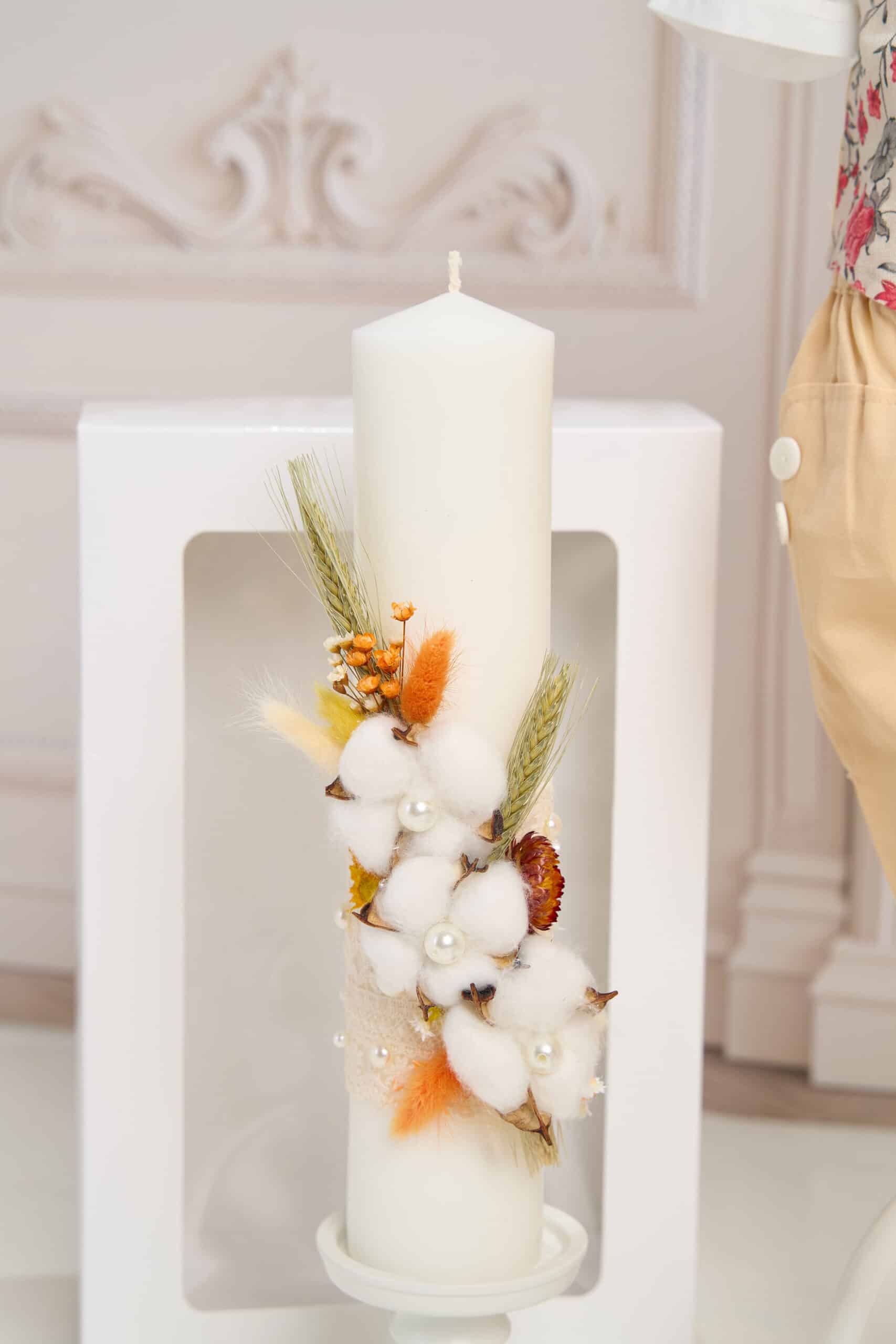 Set David bej + Trusou + Lumânare 5 Set David bej + Trusou + Lumânare - imagine 5