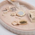 Set Tăviță Moț - Bej