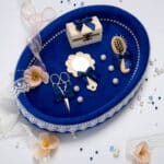 Set Tăviță Moț - Albastru royal