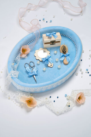 Set Tăviță Moț - Bleu