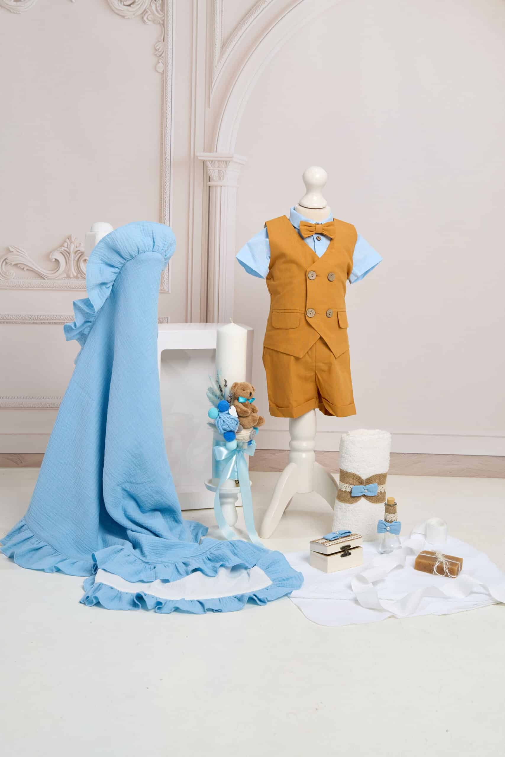 Set Alexandru maron + Trusou + Lumânare 1 Set Alexandru maron + Trusou + Lumânare