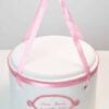 Cufar De Botez Buretat Varianta Cu Personalizare Cufere Buretat Roz
