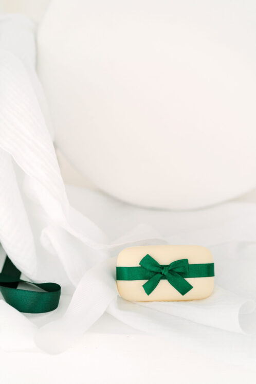 Pachet botez -20% REDUCERE – Cufăr buretat + Trusou PureBebe - verde - imagine 4