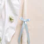 Lumânare stâlp MINI de botez - Bleu