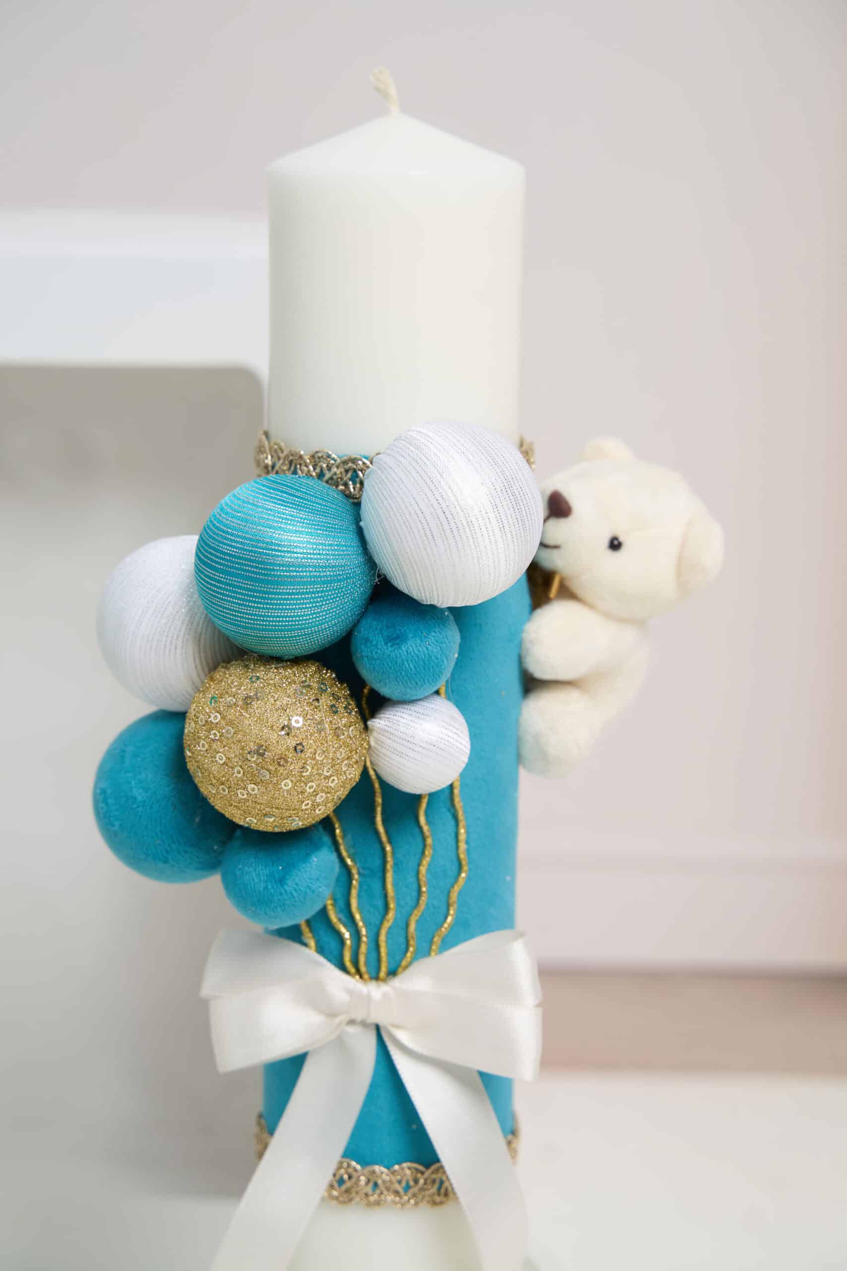 Set Fete Turcoaz + Trusou + Lumânare 8 Set Fete Turcoaz + Trusou + Lumânare - imagine 8