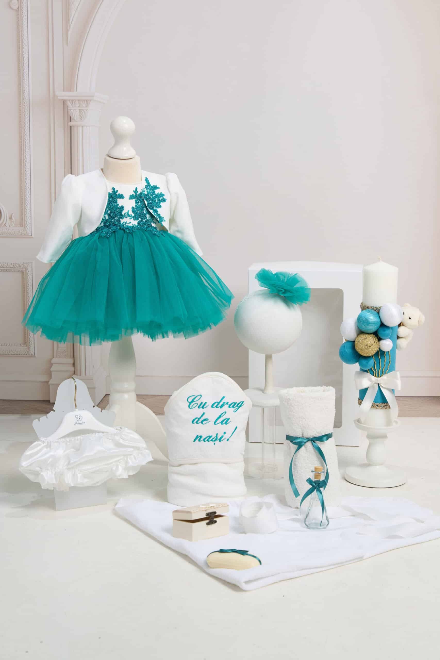 Set Fete Turcoaz + Trusou + Lumânare 1 Set Fete Turcoaz + Trusou + Lumânare