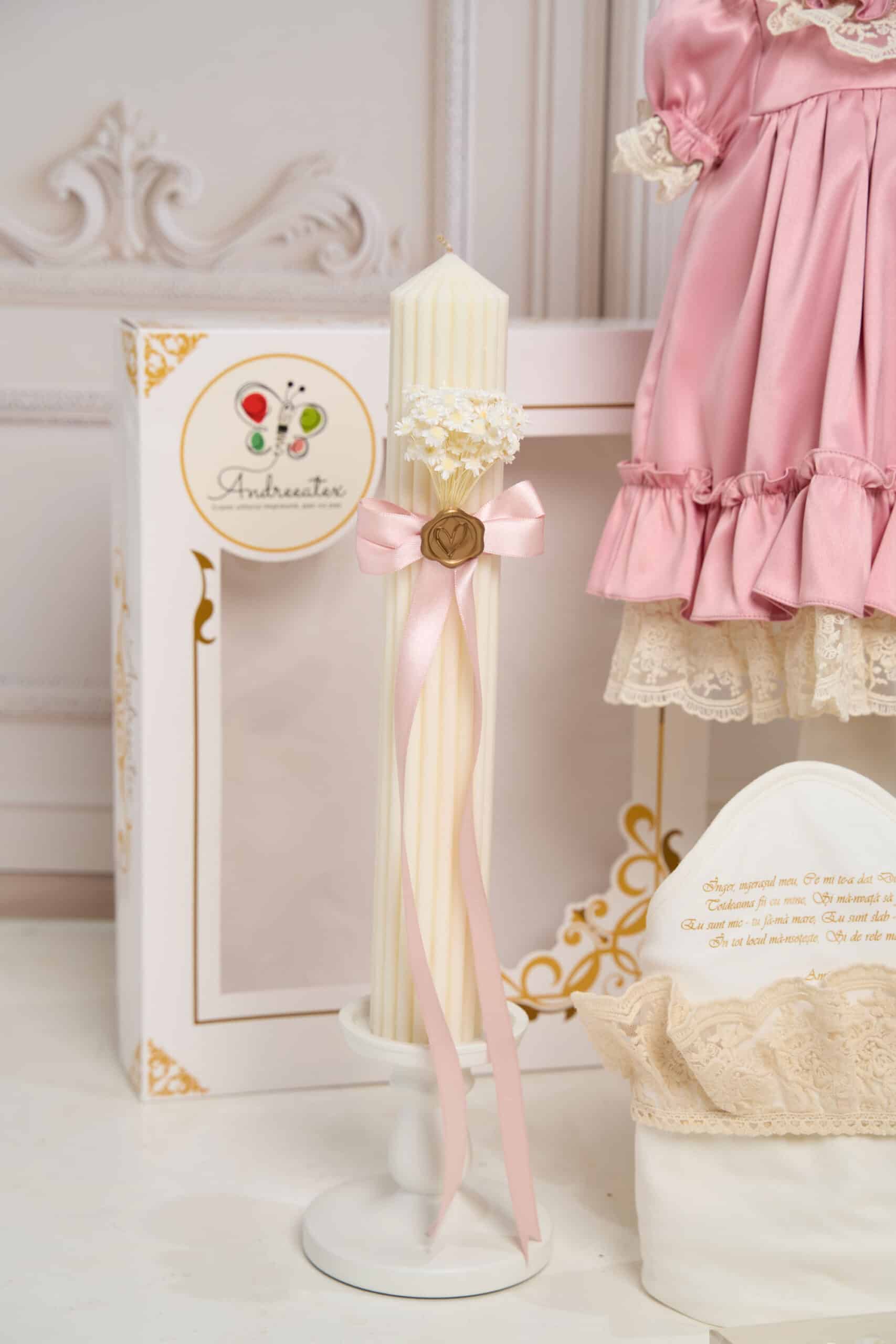 Set Iris + Trusou + Lumânare - roz-vintage 3 Set Iris + Trusou + Lumânare - roz-vintage - imagine 3