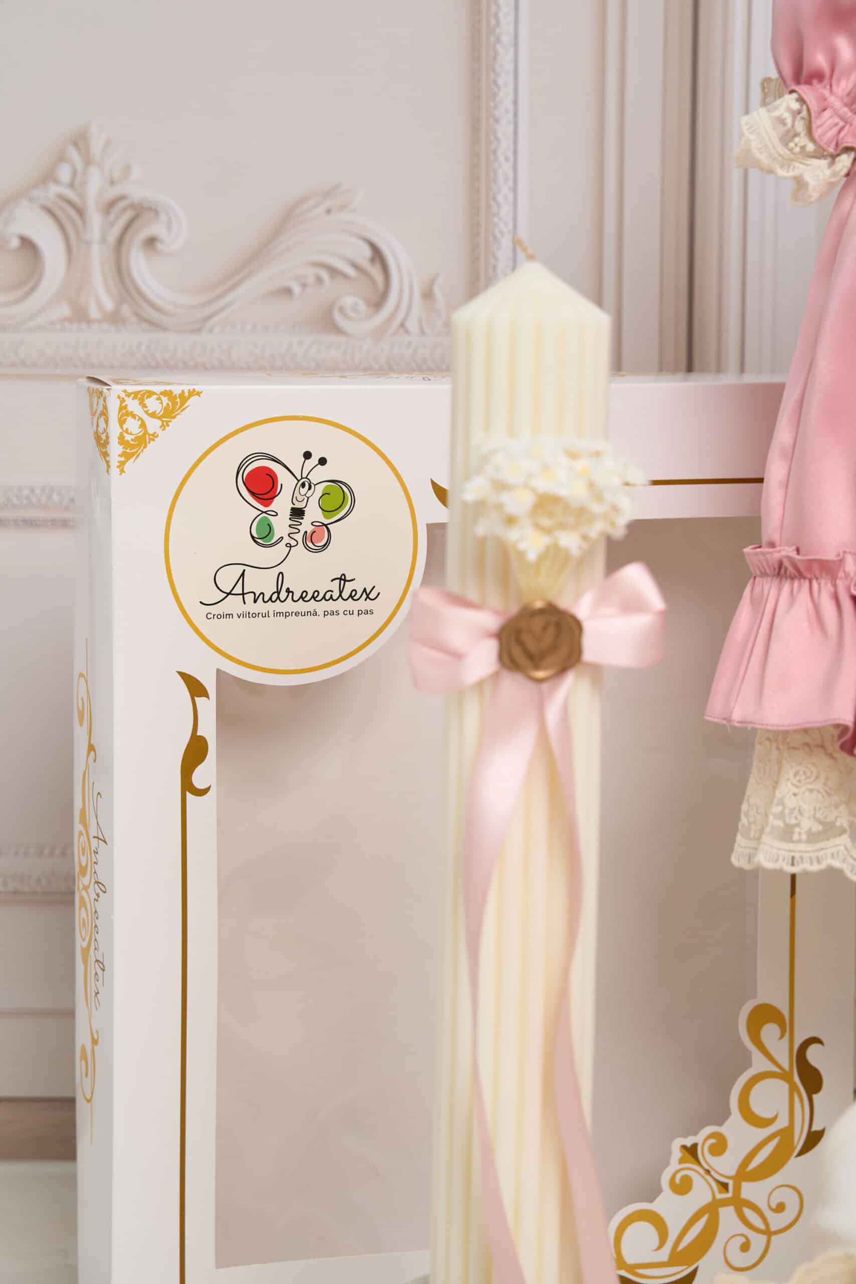 Set Iris + Trusou + Lumânare - roz-vintage 6 Set Iris + Trusou + Lumânare - roz-vintage - imagine 6