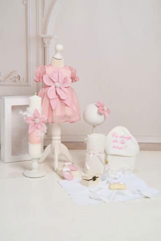 Set Fleur + Trusou + Lumânare - roz