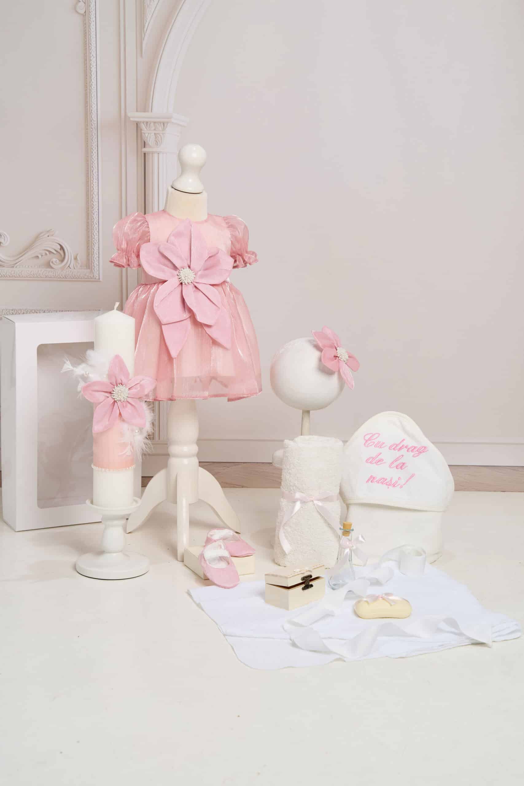 Set Fleur + Trusou + Lumânare - roz 1 Set Fleur + Trusou + Lumânare - roz