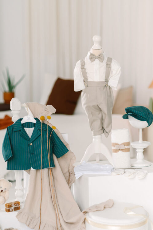Costum Romeo - dungi - verde - imagine 2