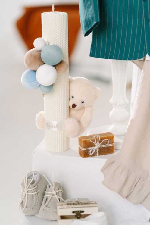 Set complet botez (trusou) - Sebastian - mentă - imagine 5
