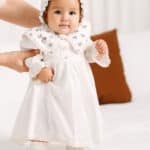 Set botez fete 3 piese - Pavlova - ivoire