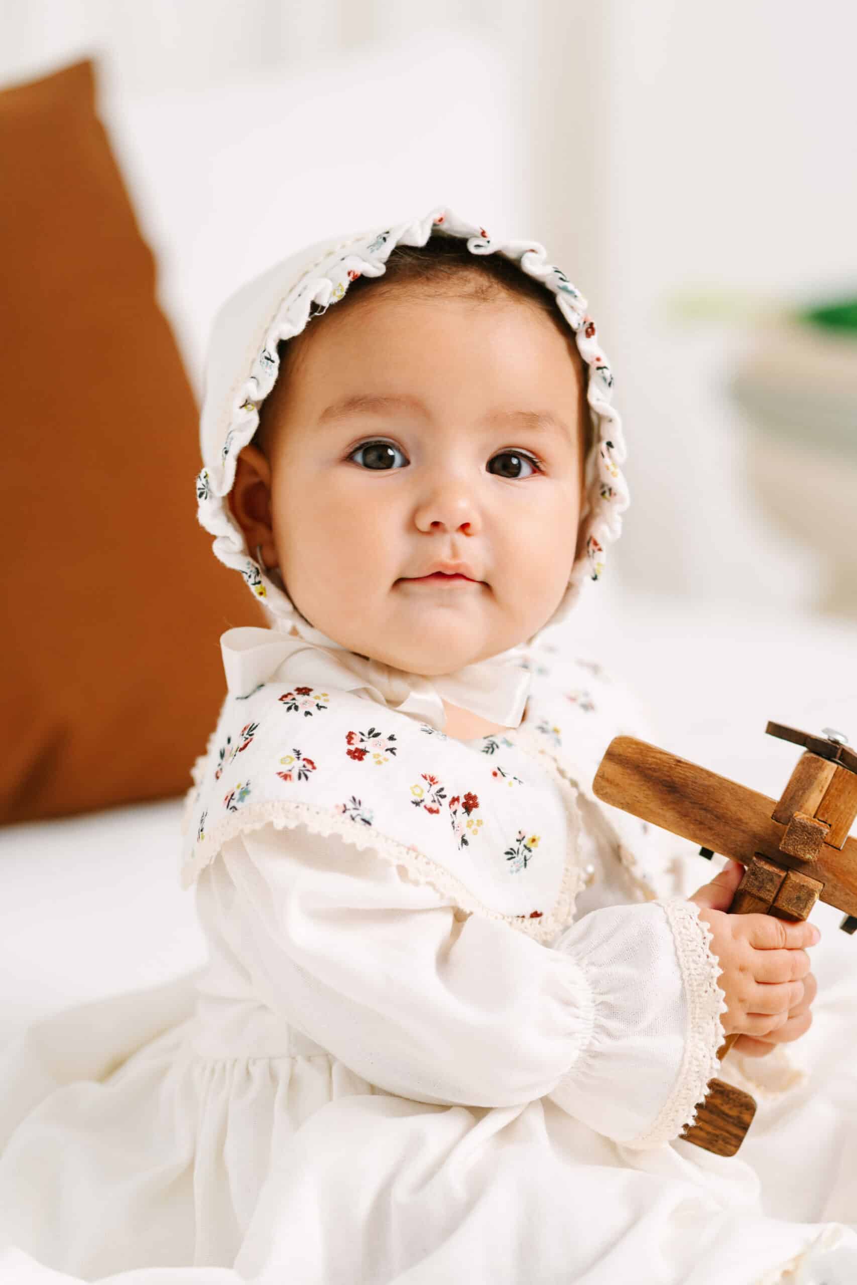 Set botez fete 3 piese - Pavlova - ivoire 3 Set botez fete 3 piese - Pavlova - ivoire - imagine 3