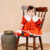 Rochita De Botez Ivoire Pavlova Rosu