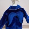 Costum De Botez Catifea Serafim Albastru Royal