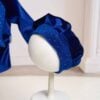 Costum De Botez Catifea Serafim Albastru Royal
