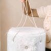 Cufar De Botez Buretat Floare Alb