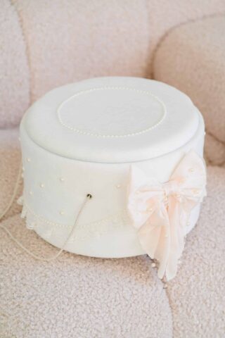 Cufar De Botez Cu Funda Borangic