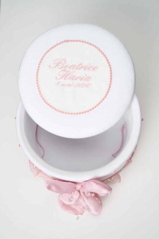 Cufar De Botez Cu Funda Borangic