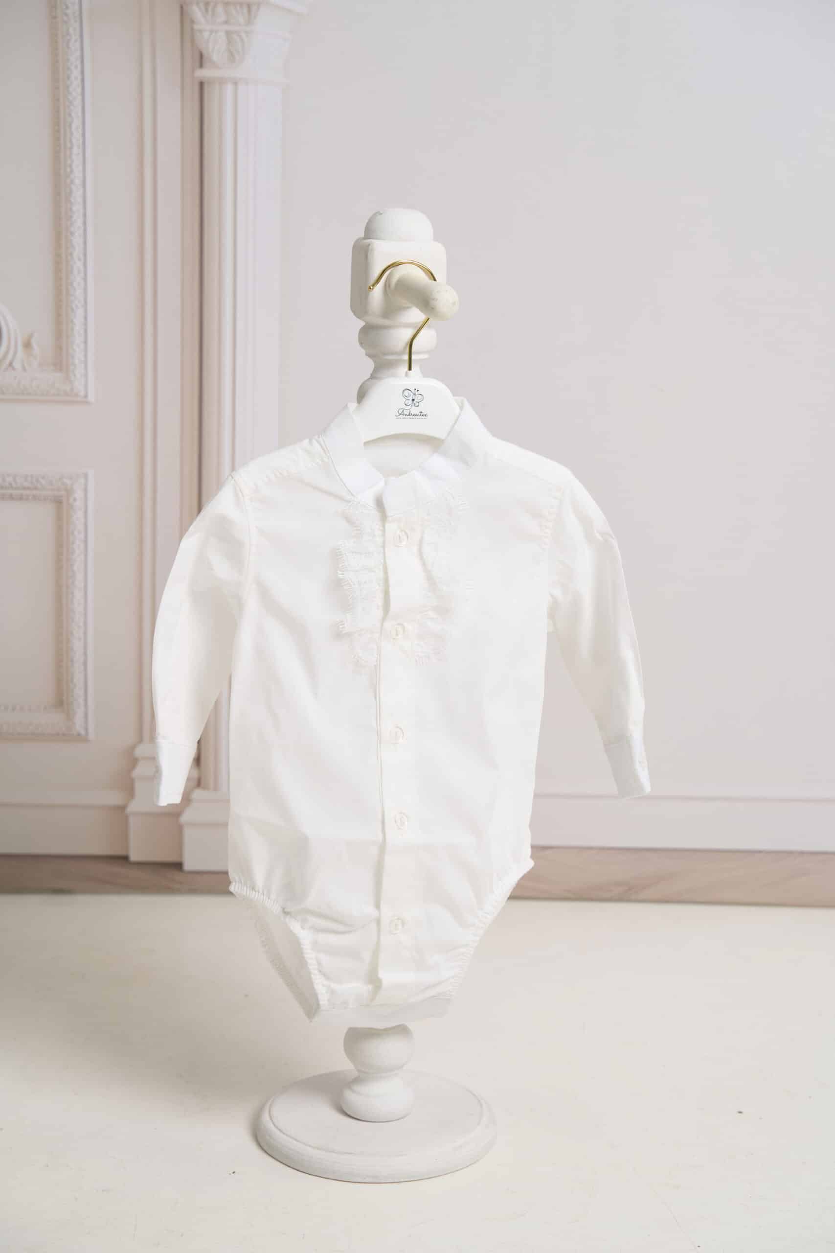 Costum botez cu Aripi - Serafim - alb 9 Costum botez cu Aripi - Serafim - alb - imagine 9