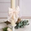Lumanare De Botez Botez Fete Borangic Grej