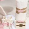 Set De Botez Esential Rochie Petit Coeur Capa Gluga