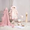 Set De Botez Esential Rochie Petit Coeur Capa Gluga
