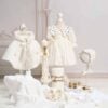 Set Esential De Botez Pavlova Cu Capa Stofa Ivoire