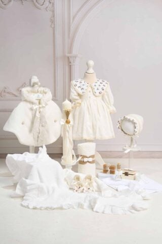 Set Esential De Botez Pavlova Cu Capa Stofa Ivoire