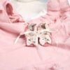 Set Esential De Botez Pavlova Cu Capa Stofa Roz