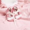 Set Esential De Botez Rochie Petit Coeur Capa Blana Roz