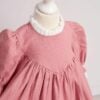Set Esential De Botez Rochie Petit Coeur Capa Blana Roz