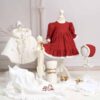 Set Esential De Botez Rochie Petit Coeur Caramiziu Capa Blana Ivoire