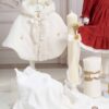 Set Esential De Botez Rochie Petit Coeur Caramiziu Capa Blana Ivoire