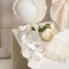 Trusou Complet De Botez Borangic Ivoire