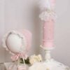 Trusou Complet De Botez Olympia Rochie Cu Palton Cu Perle 7