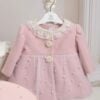 Trusou Complet De Botez Olympia Rochie Cu Palton Cu Perle 8