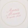 Cufar Personalizat Botez Raza De Borangic Ivoire