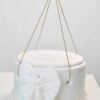 Cufar Personalizat Botez Raza De Borangic Ivoire