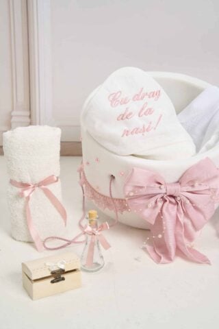 Cufar Buretat Botez Fete Trusou Botez Purebebe Roz 2